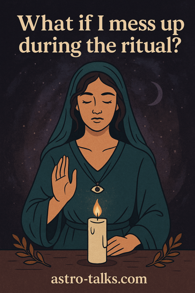 what if I mess up during the ritual