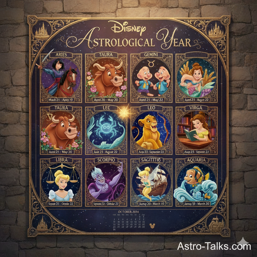 disney astrology calendar