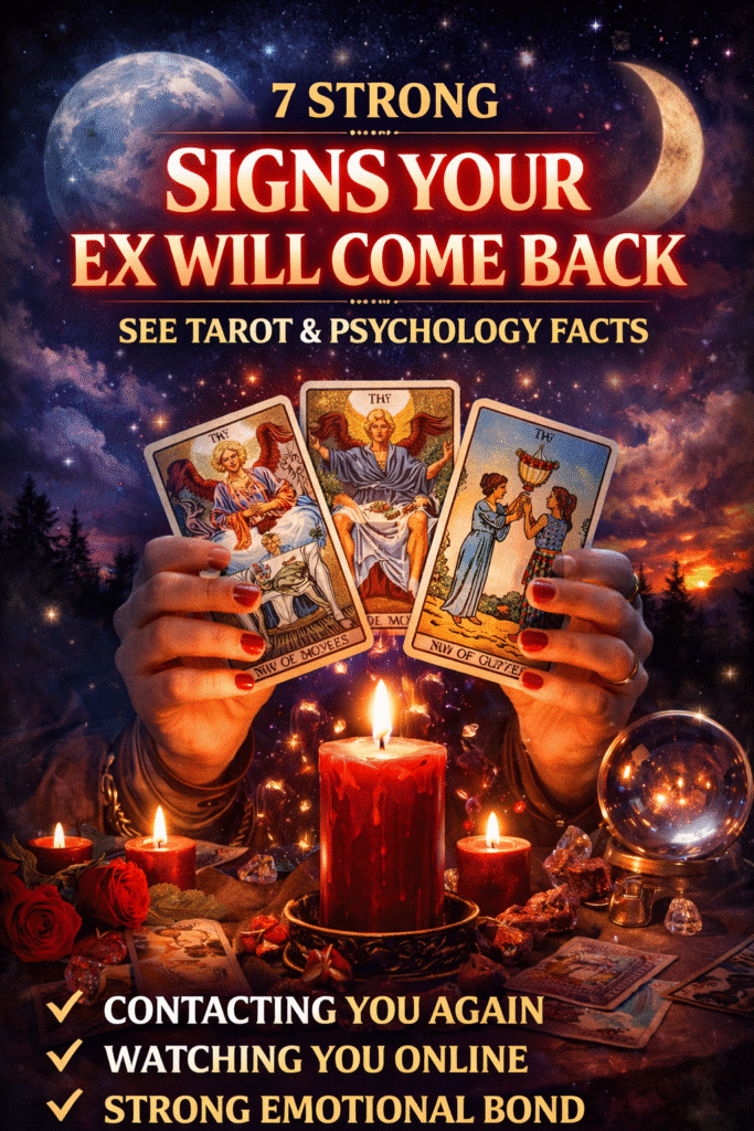 signs your ex will come back tarot reading and love psychology guide
