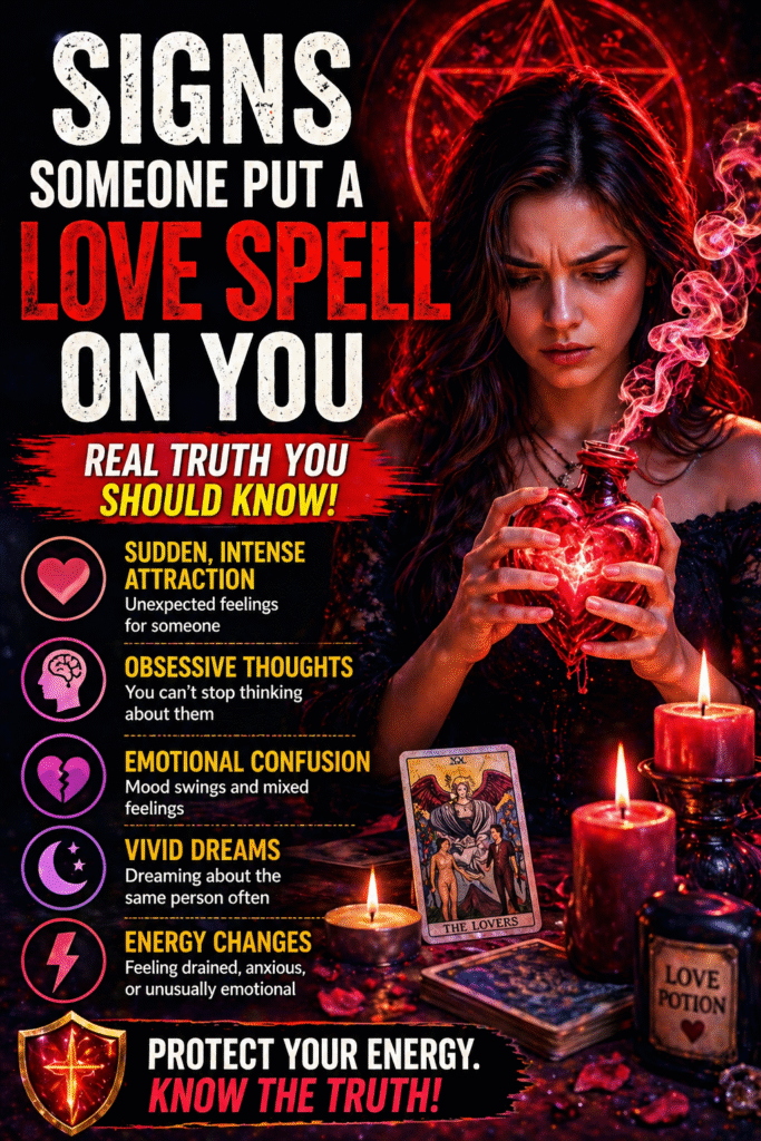 signs someone put a love spell on you real truth emotional and psychological signs