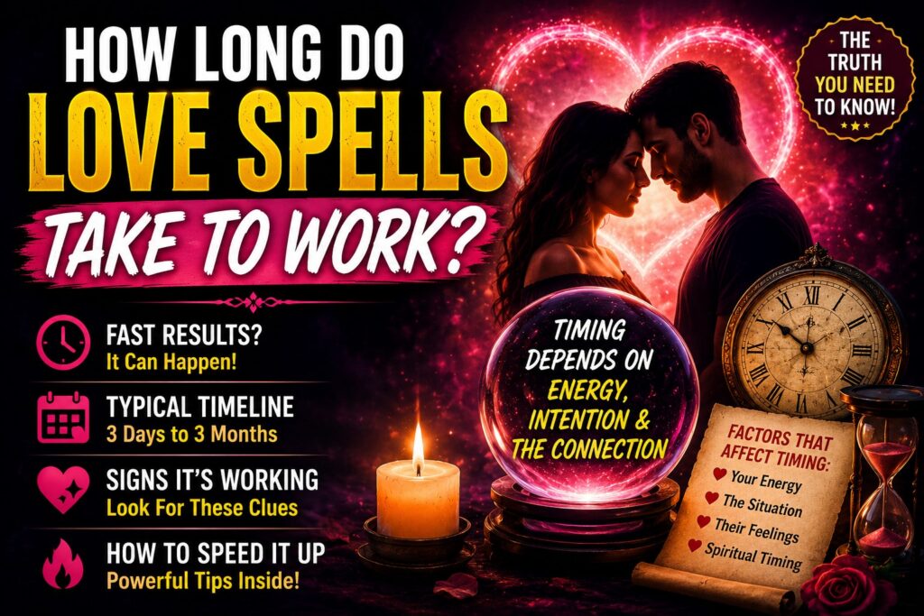 Romantic couple with glowing heart and spiritual elements illustrating how to manifest your ex back in 24 hours.